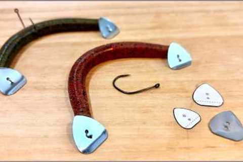 How to make a Tail Blades for Wacky Rig. || Fishing Lure Templates.