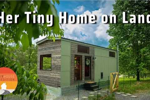 She Lives in a Stunning Tiny House on Her Own Land - 10 ft wide model