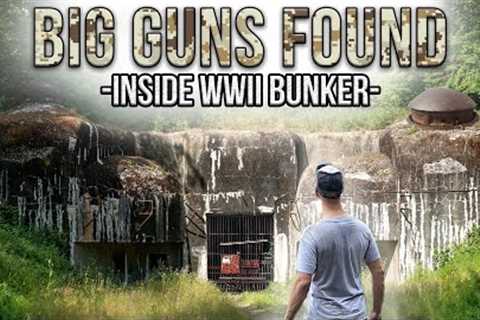 BIG GUNS found in abandoned WWII bunker