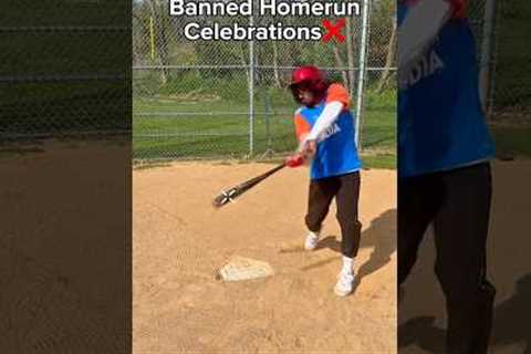Banned Homerun Celebrations #mlb #baseball #shorts
