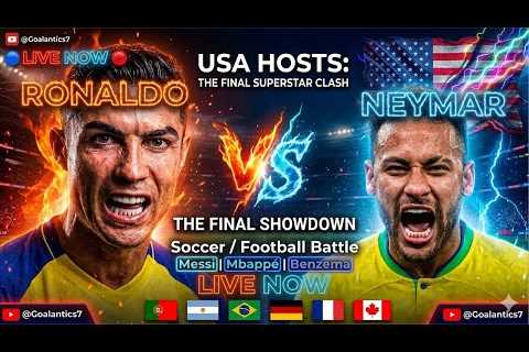 FOOTBALL: SOCCER 🇺🇸 Ronaldo vs Neymar | LIVE Epic Clash