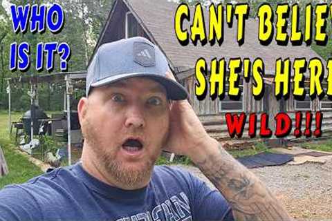 SHE SHOCKED EVERYONE!!! |tiny house, homesteading, off-grid, cabin build, DIY HOW TO tiny cabin