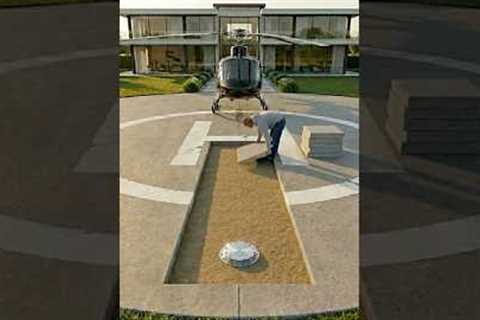 I Built a Hidden Room Under My Backyard Helipad