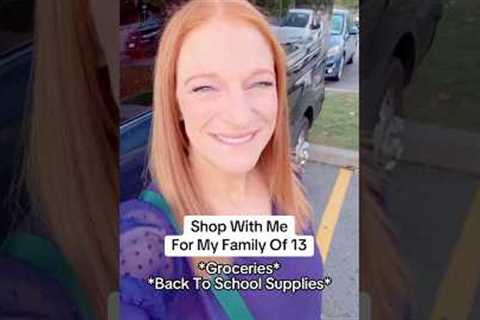 Groceries and Back To School Supplies Shopping!