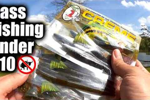 Start Bass Fishing For Less Than TEN DOLLARS (Beginner Bass Fishing)