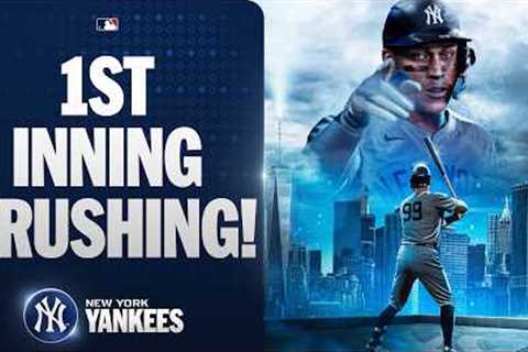 ALL RISE! Aaron Judge hits his 90th-ever home run in the 1st inning for the Yankees | MLB Highlights