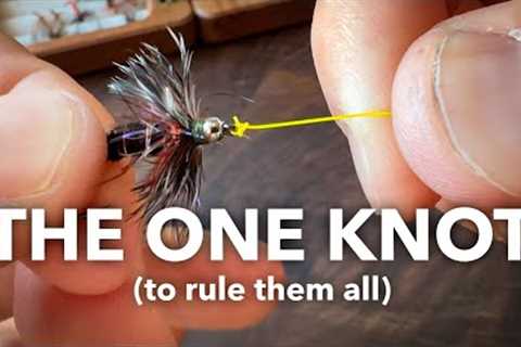 The only fly fishing knot you need! The Davy Knot - tenkara fly fishing, Aug '25