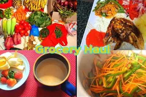What I Cooked from a small Veggie Haul | Simple Chicken Dinner idea #simpleliving 