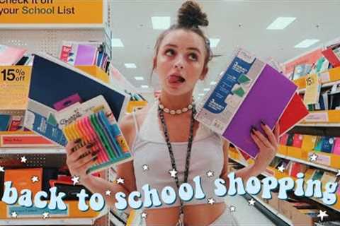 let's go back to school supplies shopping!