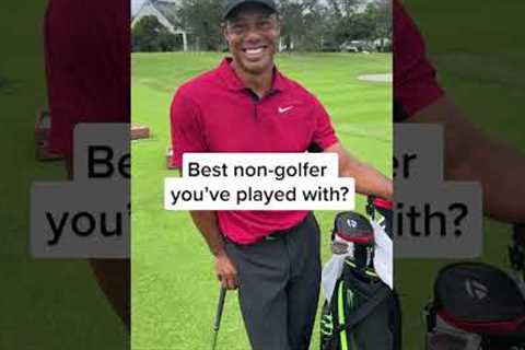 Who’s The Best Celebrity Golfer Tiger Has Ever Played Against? 👀 #shorts
