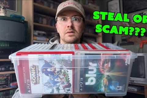I bought 35 PS3 games for $50... steal or scam?