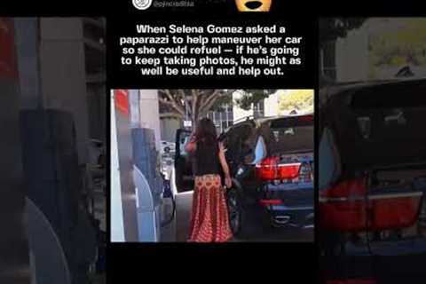 Selena Gomez Asks Paparazzi to Help Move Her Car — “Might As Well Be Useful” #selenagomez