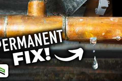 How To Fix A Pinhole Water Leak In Copper Pipe | No Soldering Needed!