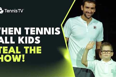 When Tennis Ball Kids Steal The Show! 😂