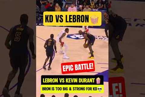 LeBron was just TOO MUCH for KD😤