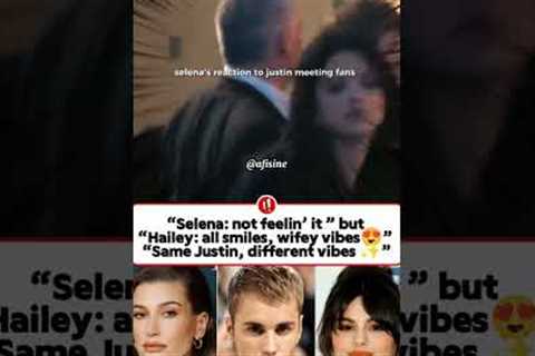 Hailey vs Selena Gomez: Fan Moments With Justin Bieber 🔥 #shorts #viral #trending