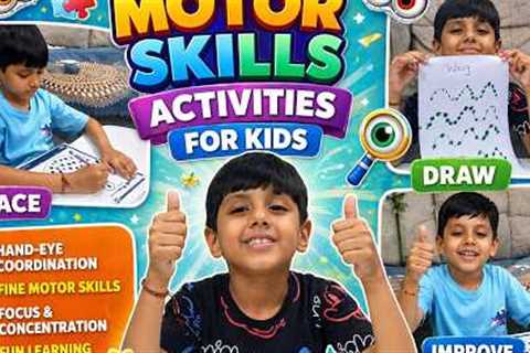Best Fine Motor Skills Activities for Kids at home | Helps in Autism Support