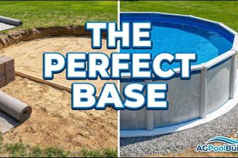 Above Ground Pool Base Materials