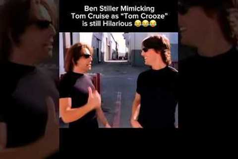 Ben Stiller mimicking Tom Cruise as ‘Tom Crooze’ is still hilarious #funny  #comedy #comedians