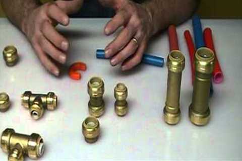 How to use sharkbite fittings for easy fix. Plumbing Tips!