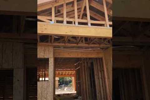 Framing Phase! 4,000 sqf #viral #construction #renovation #concrete #interiortransformation