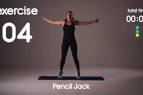 10 min HIIT Cardio Workout for Home - Fast, Fun & No Equipment - 30s/20s
