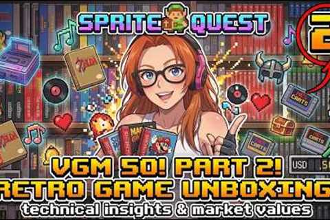 Massive 50 Game Haul! Sprite Quest Retro Unboxing Finale