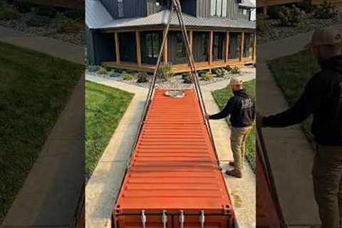 I Hid a Red Container Bunker in My Backyard!