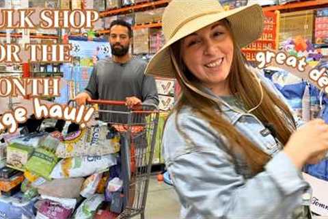 🛒Once A Month Bulk Grocery Shop With Me, Costco Haul and Finds