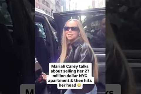 Mariah Carey Hitting Her Head After Talking To The Paparazzi😭
