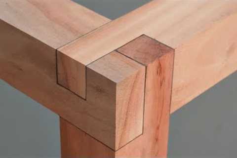 Amazing Handicraft Woodworking Joints That Connect Straight Wood Firmly No Nails
