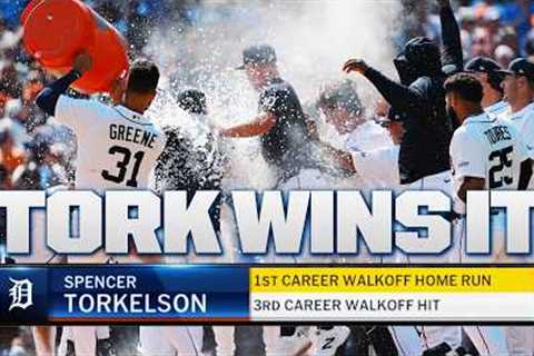 Spencer Torkelson clubs a walk-off homer for the Tigers! (Full inning) 💥 | MLB Highlights