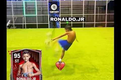 Ronaldo Jr x Messi Jr Shooting Skills 🤫