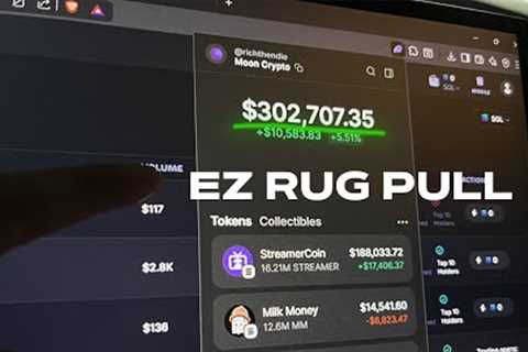 How I Rug Pulled With Just $5 on Raydium | $302k Fast (Live Proof Inside)