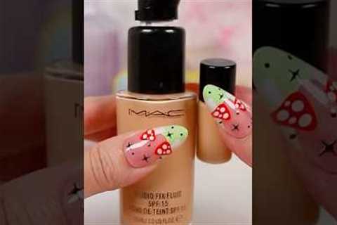 ASMR DIY Mini Makeup Products 🌸💕 #minimakeup #minibag #asmrmakeup #asmrsounds #travelessentials