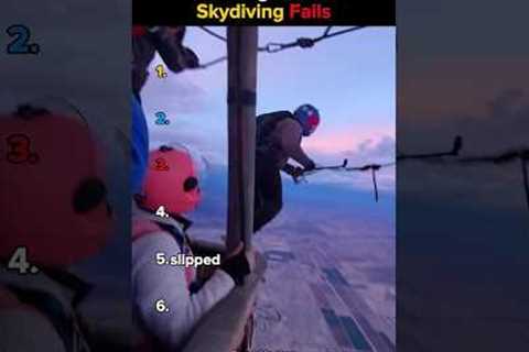 Ranking The Worst Skydiving Fails