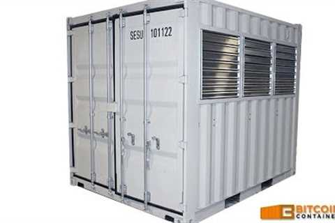 10ft Bitcoin Mining Container - 200 amp Hook Up