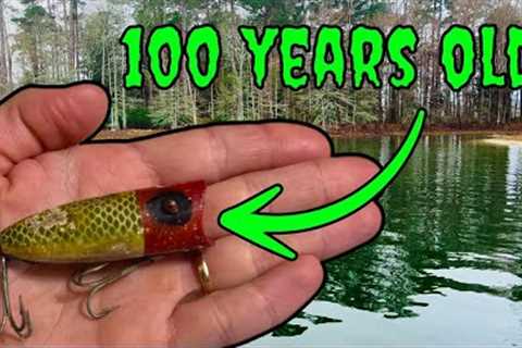 I Tried Using CENTURY Old Fishing Lures! (They Still WORK!)