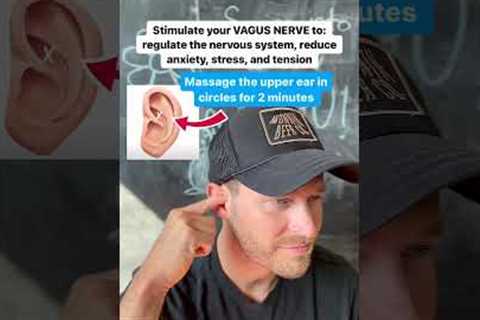 Vagus nerve massage for stress and anxiety RELIEF