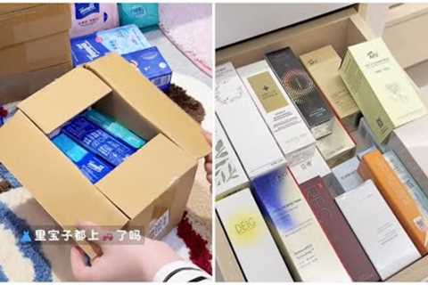 Asmr Unboxing Sound! Aahan Asmr #asmrsounds #unboxing #cosmetics #skincare #home #asmr episode 361