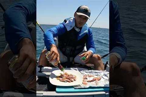 Fresh bonito catch and cook on the seadoo!