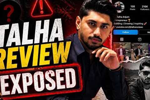 Talha Reviews Exposed | Dark Reality of Social Media Influencers