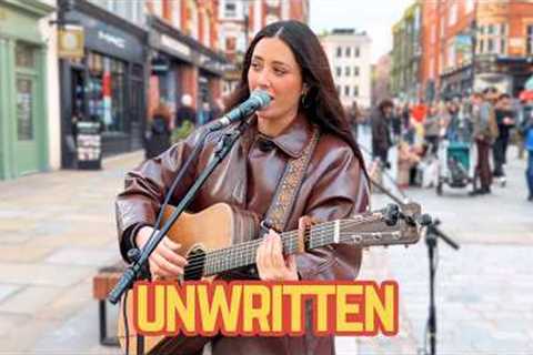Street Singer Shocks Crowd with INSANE Vocals | Natalie Imbruglia - Unwritten