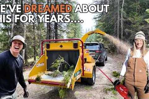 Clearing Raw Land to Build Our Dream Workshop (From Scratch)