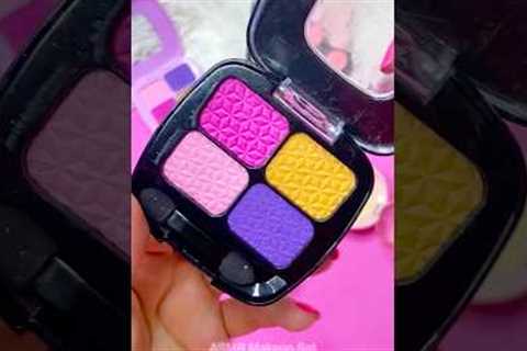 ASMR Makeup Set Satisfying with Unboxing &amp; Review Pink Sounds Video Kit eyeshadow