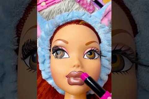 Makeup Transformation ASMR Makeup Things Mannequin Skincare Satisfying unboxing No talking pink lips