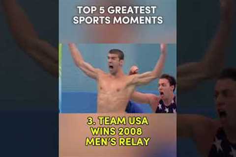 Top 5 Greatest Sports Moments of All Time 🙌🏻 #sports #sportstalk #worldseries #olympics #moments