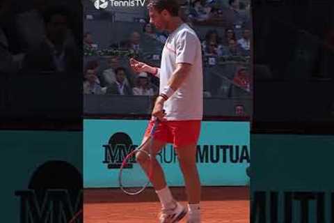 When You Try To Underarm Serve The World No.1... 😐