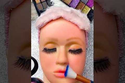 ASMR Makeup Mannequin Planet Skincare Satisfying Unboxing Review Sounds Video Fast No talking blush