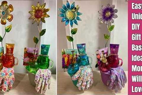 Easy and Unique! DIY Garden Gift Basket Idea Mom Will Love